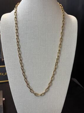 One Direction Gold Tone Chunky Chain Necklace Direction One Preowned